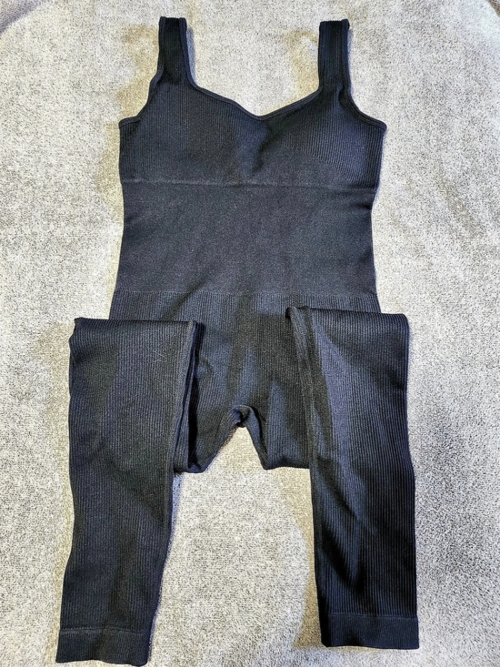 GURLADY Black Shapewear Bodysuit Size Large Like New